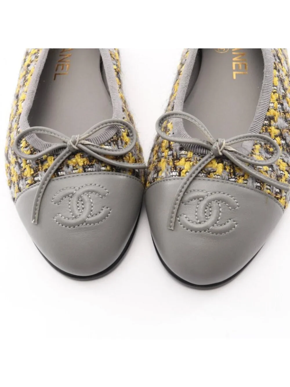 Chanel Pumps Ballerina Leather Flat